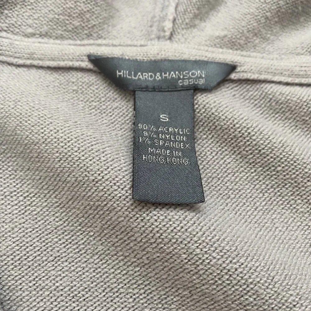 Women's gray sweater pullover Hillard & Hanson size SMALL - Picture 4 of 4